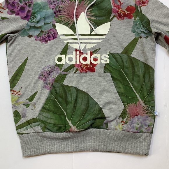 Adidas Original Floral Training Set Hoodie Leggings M Medium - Picture 3 of 16